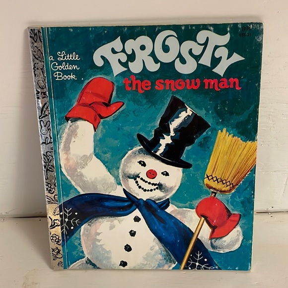 Vintage 1982 35th ed A Little Golden Book Frosty the snow man hardcover book - Picture 1 of 10